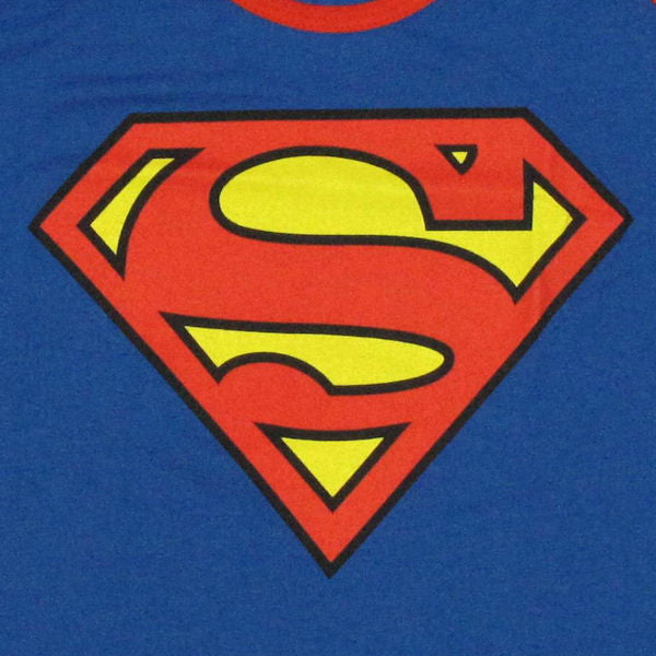 Superman Logo Ringer Tank Top Baby Tee