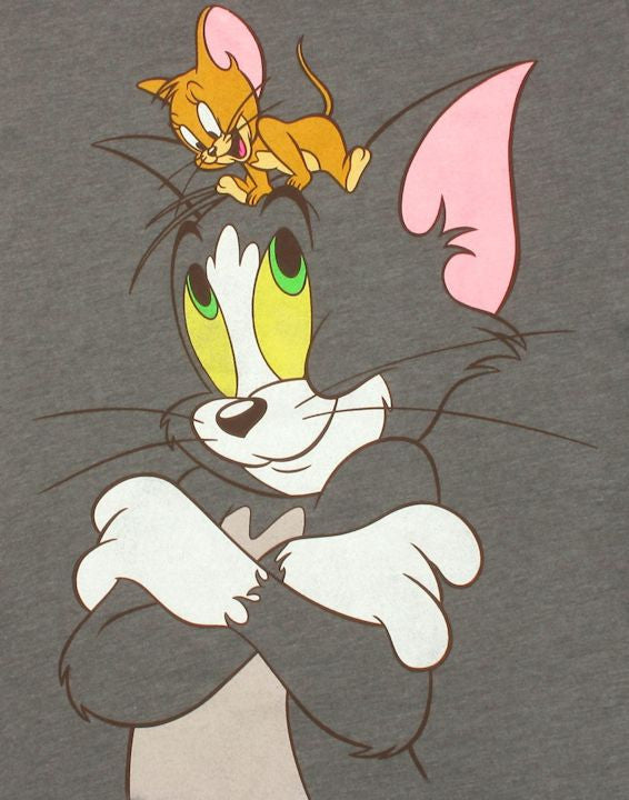 Tom and Jerry Stack Baby Tee