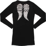 Walking Dead Daryl Badass LS Juniors Tunic Shirt