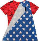 Wonder Woman Costume with Cape Juniors T-Shirt