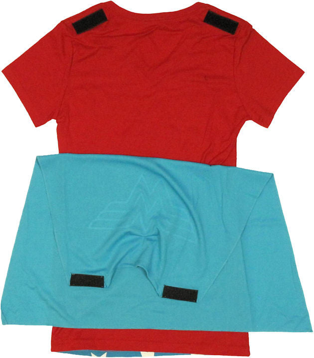 Wonder Woman Glitter Logo Cape Baby Tee