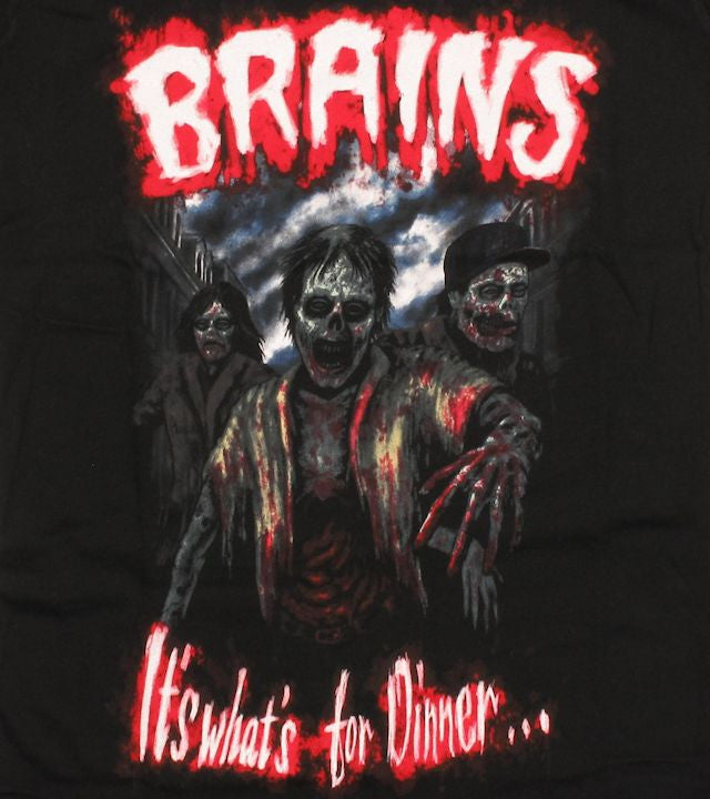 Zombies Brains Dinner Baby Tee
