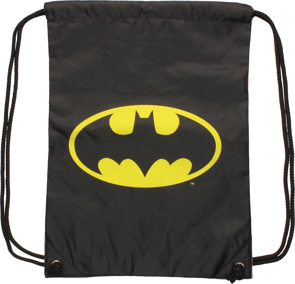 Batman Logo Action City Pose Drawstring Backpack