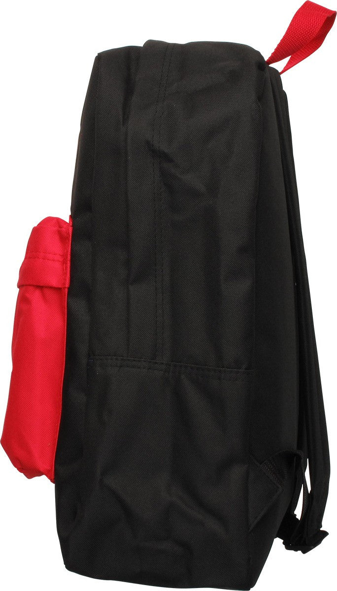 Harley Quinn Distressed Batman Logo Backpack