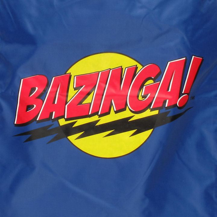 Big Bang Theory Bazinga Blue Drawstring Backpack