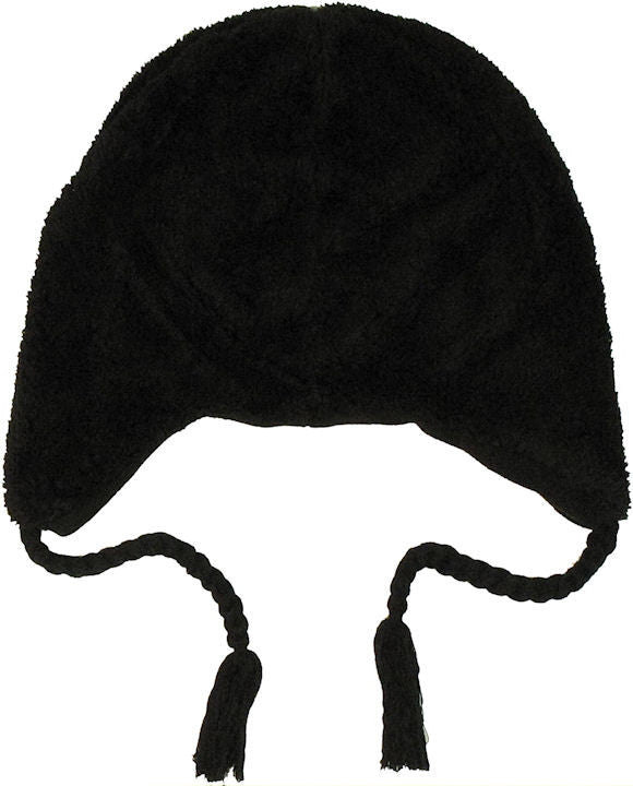 Angry Birds Black Plush Lapland Beanie