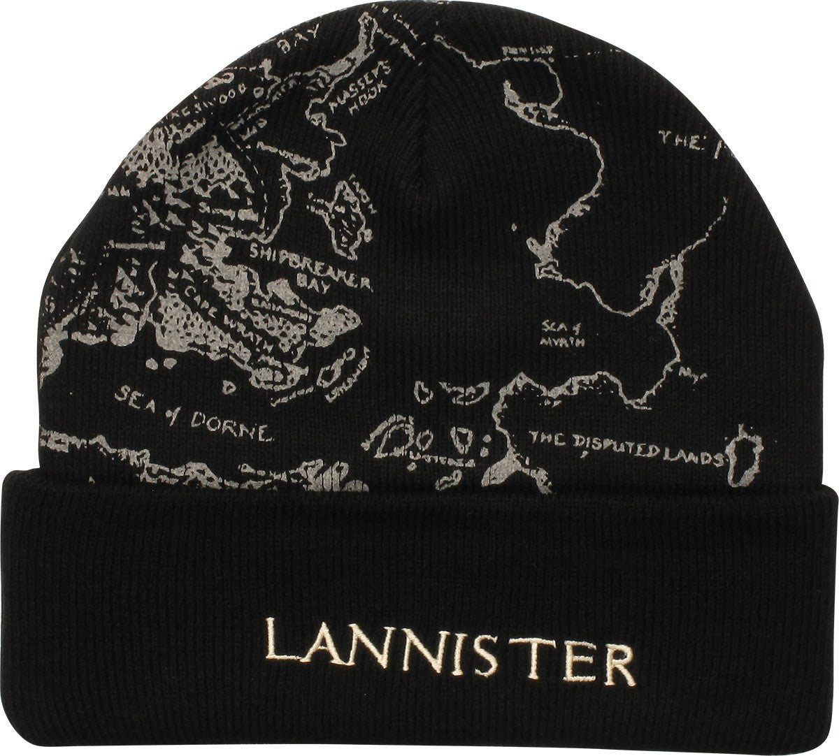 Game of Thrones Lannister Map Cuff Beanie