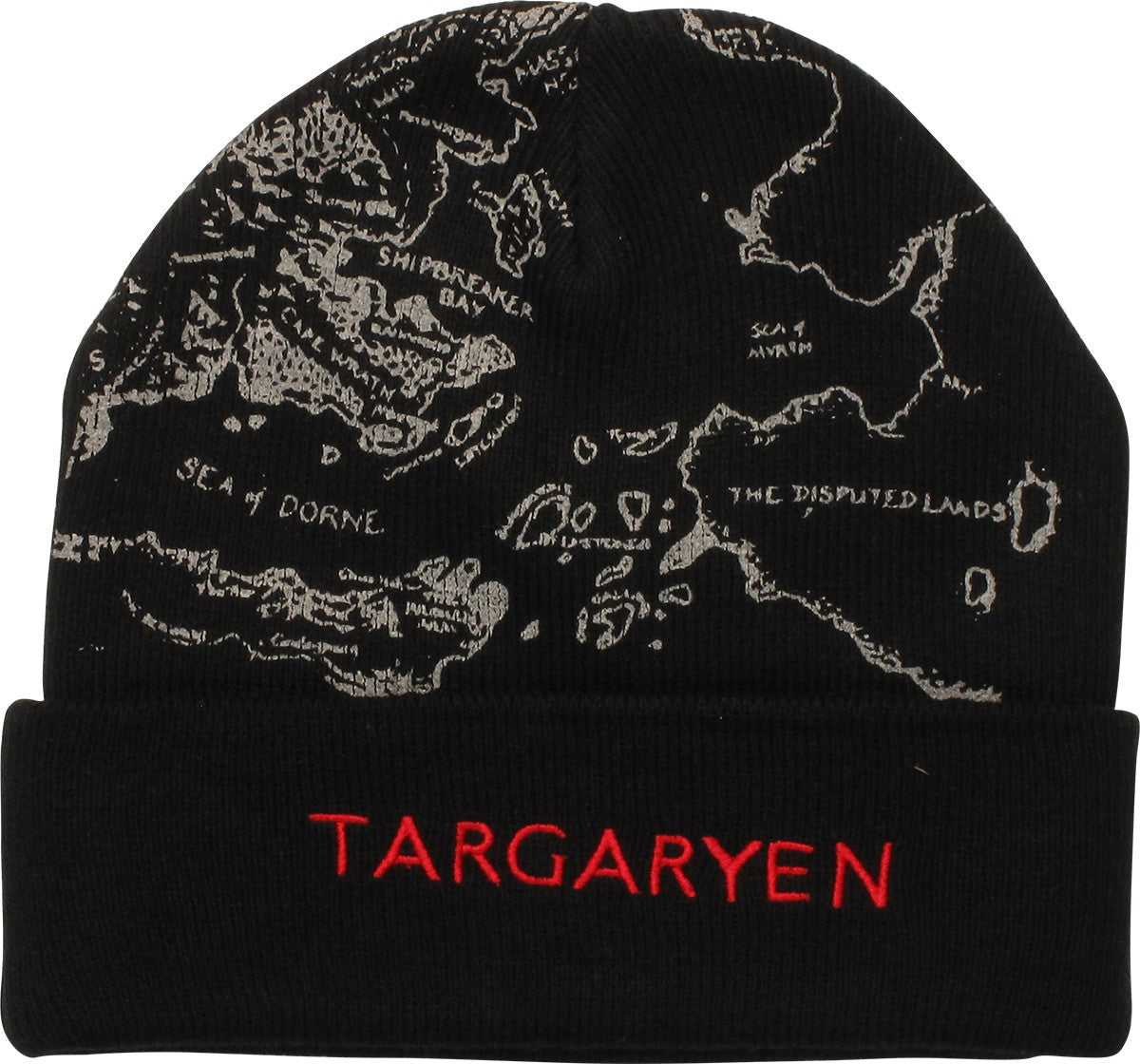 Game of Thrones Targaryen Map Cuff Beanie