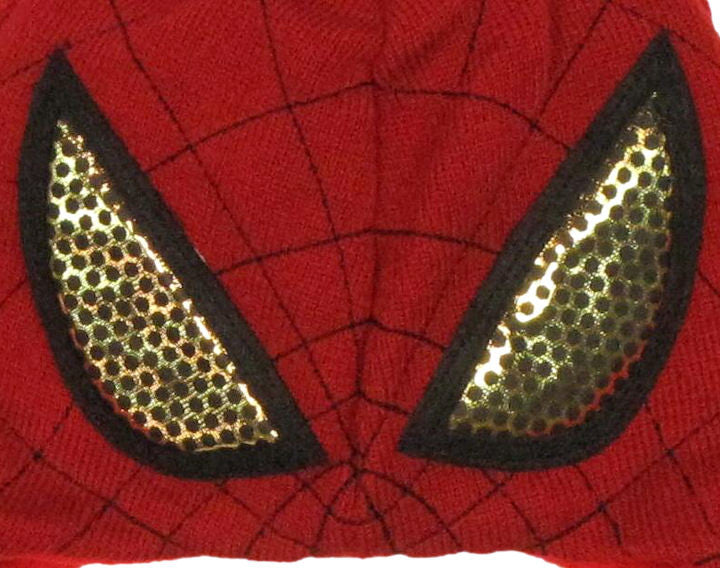 Spiderman Foil Eyes Lapland Beanie