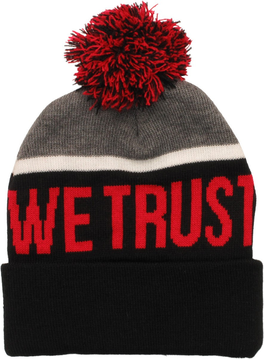 Suicide Squad In Squad We Trust Cuff Pom Beanie