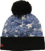 Superman Stars Cuff Pom Beanie