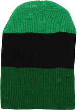 Zelda Crest Green and Black Stripe Beanie