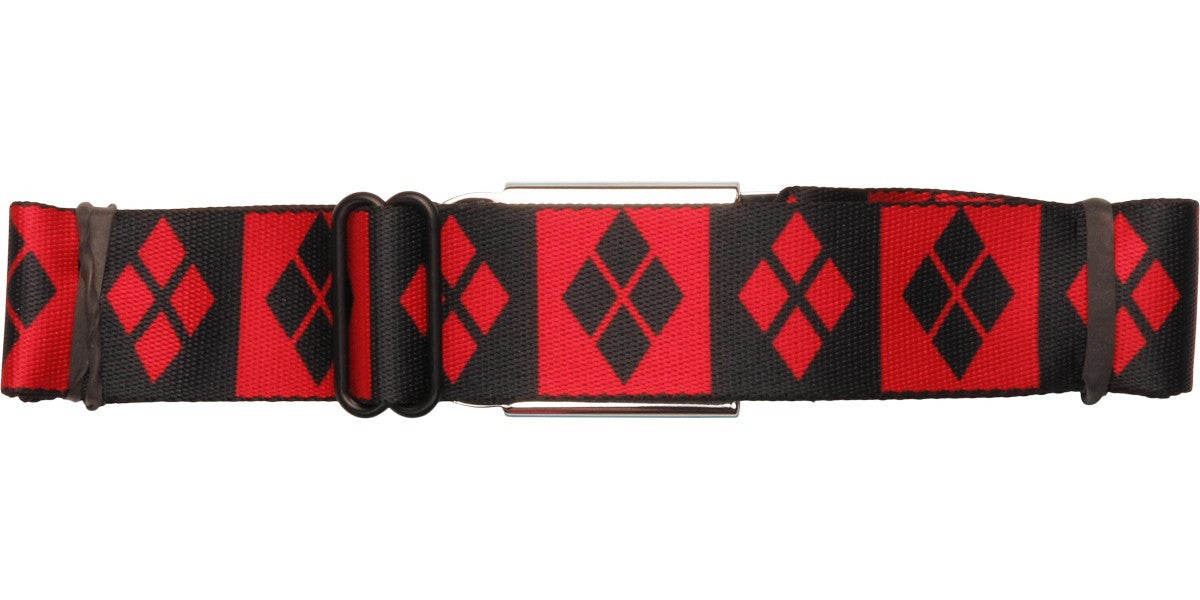 Harley Quinn Checkered Symbols Seatbelt Belt