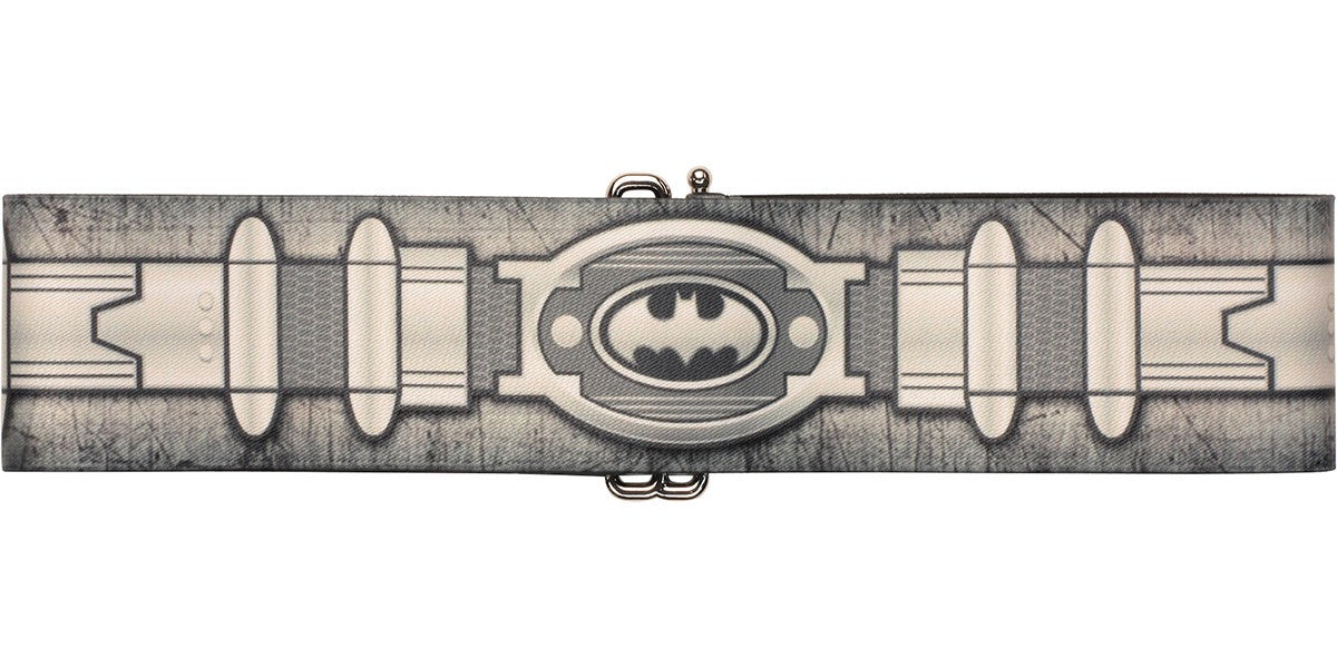 Batman Utility Belt Gray Cinch Waist Belt