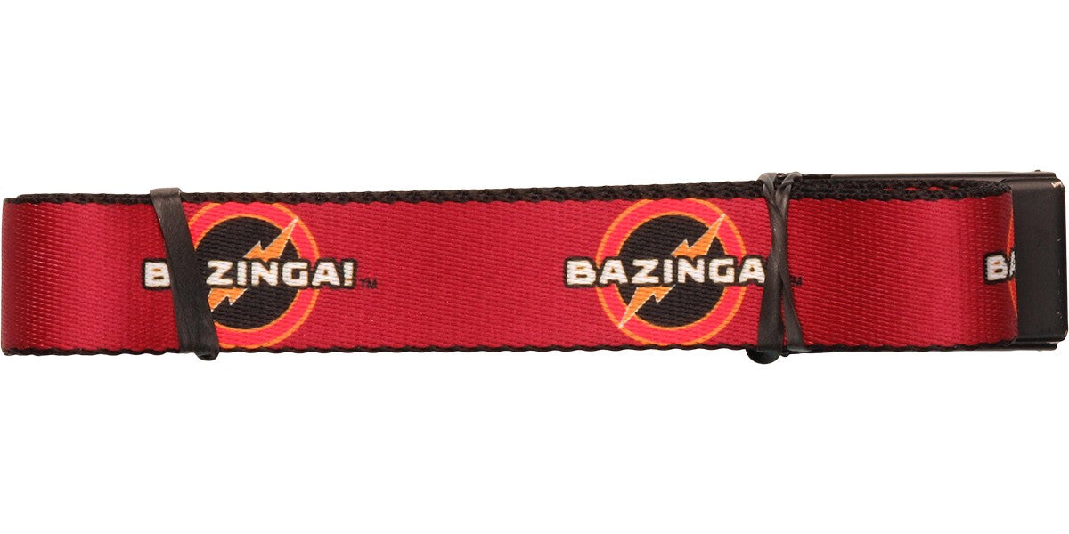 Big Bang Theory Bazinga Logo Mesh Belt