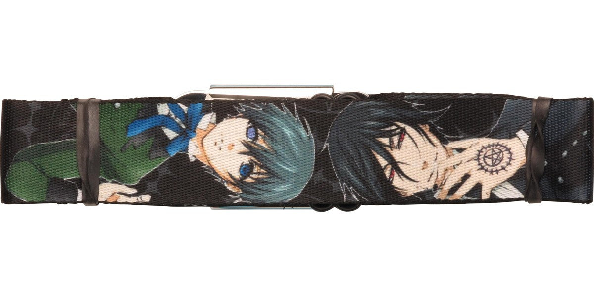 Black Butler Ciel Sebastian Duo Seatbelt Belt