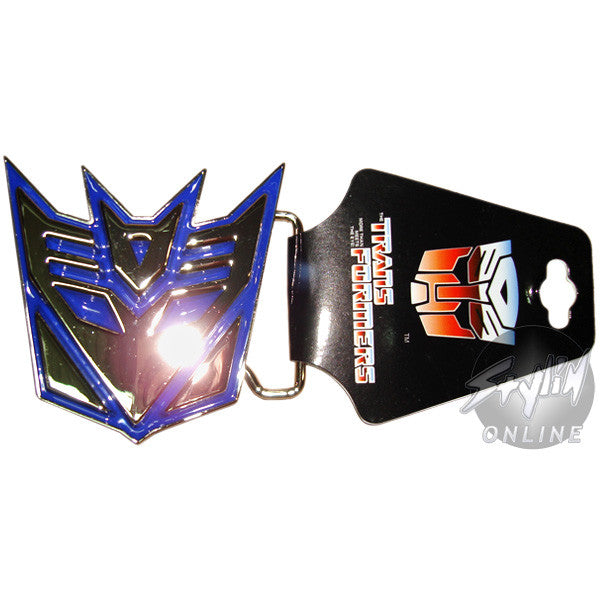 Transformers Decepticon Silver Buckle