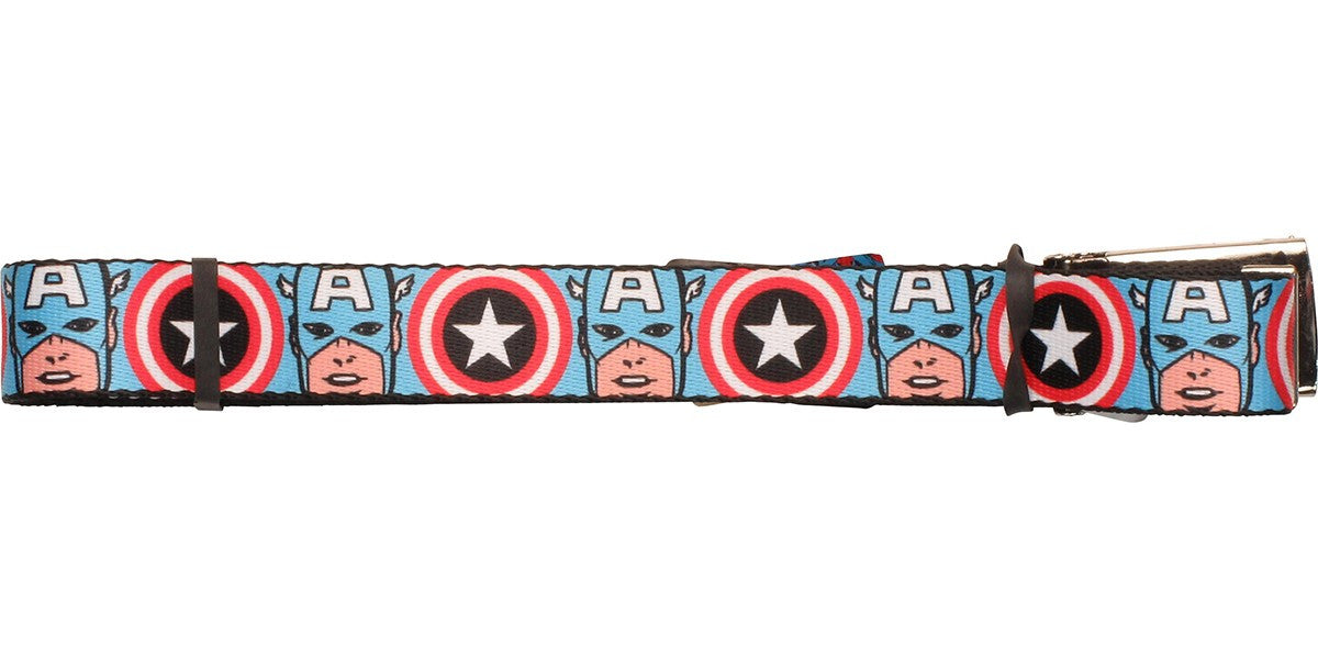 Captain America Face Mesh Belt
