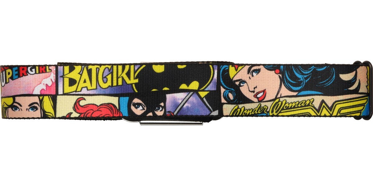 DC Comics Women Superheroines Seatbelt Belt