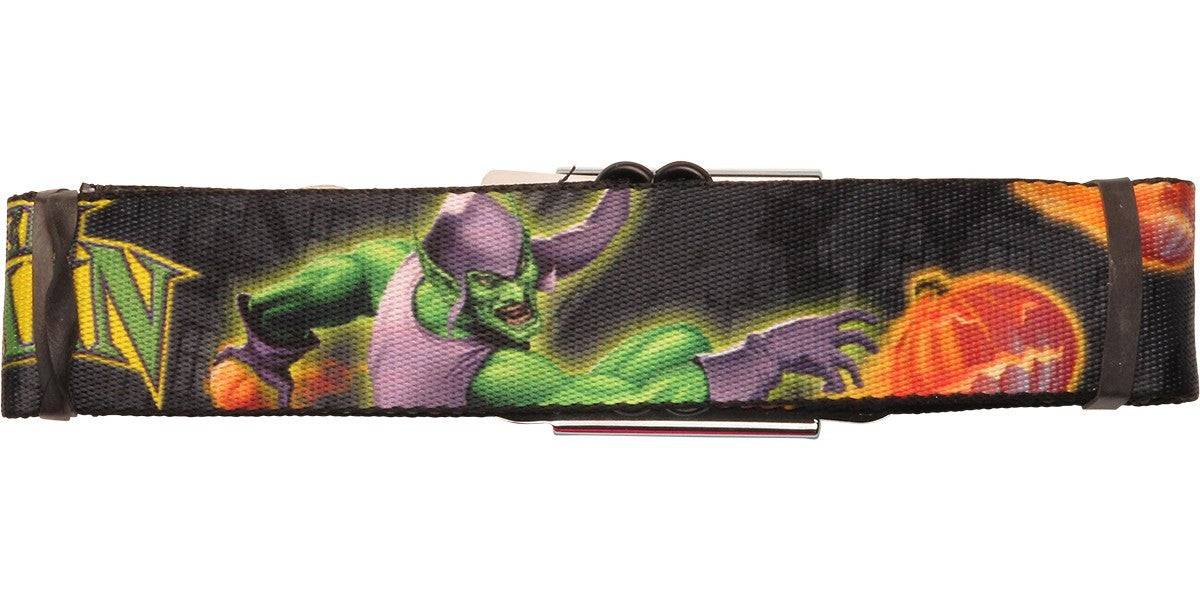 Green Goblin Pumpkin Toss Seatbelt Belt