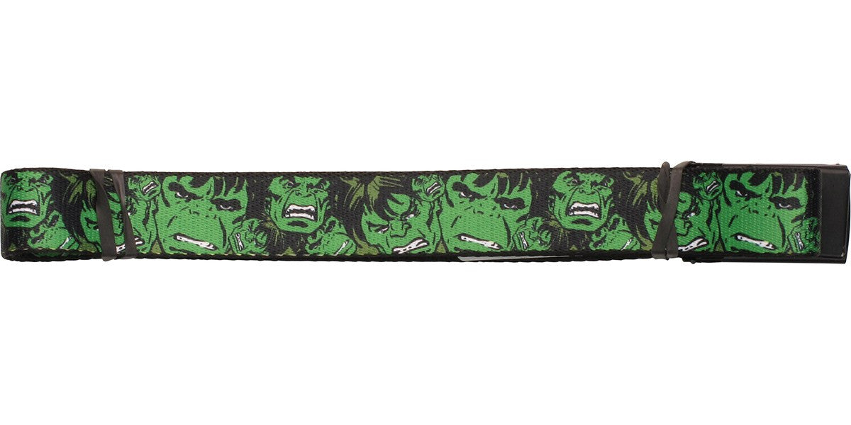 Incredible Hulk Head Collage Mesh Belt