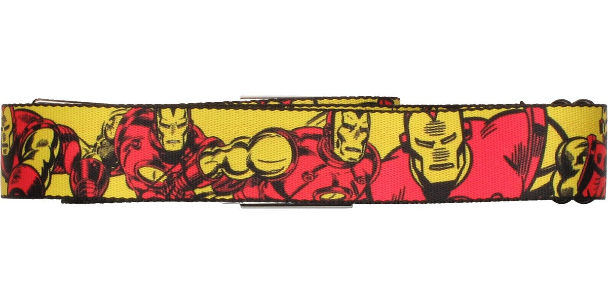 Iron Man Classic Character Wrap Seatbelt Mesh Belt
