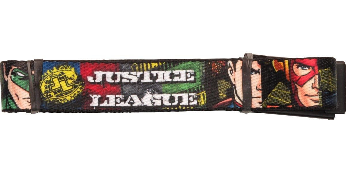 Justice League Half Face Panels Mesh Belt