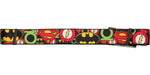 Justice League Overlapping Logos Mesh Belt