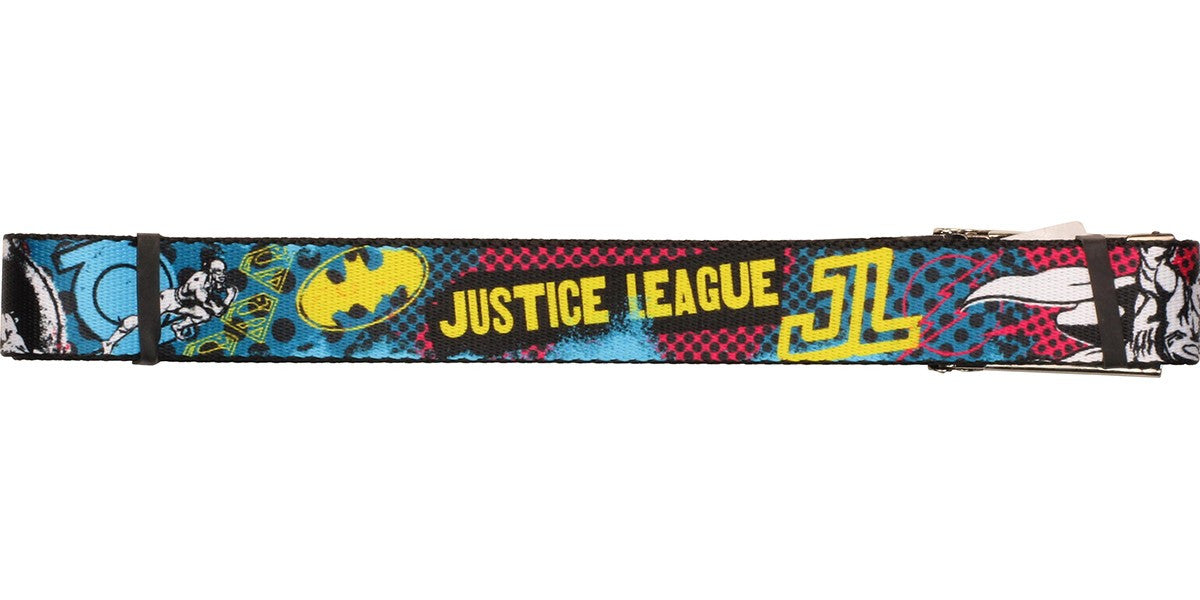 Justice League Spray Group Part Color Mesh Belt