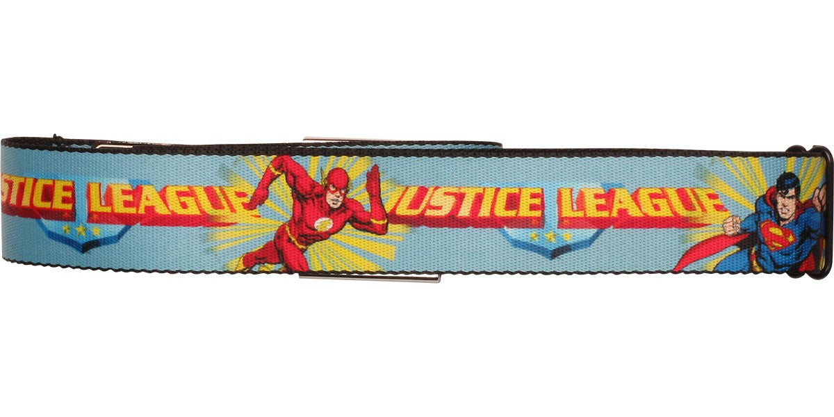 Justice League Team Rays Wrap Seatbelt Mesh Belt