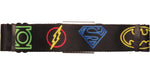Justice League Electric Logos Seatbelt Belt