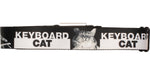 Keyboard Cat Name Black and White Seatbelt Mesh Belt