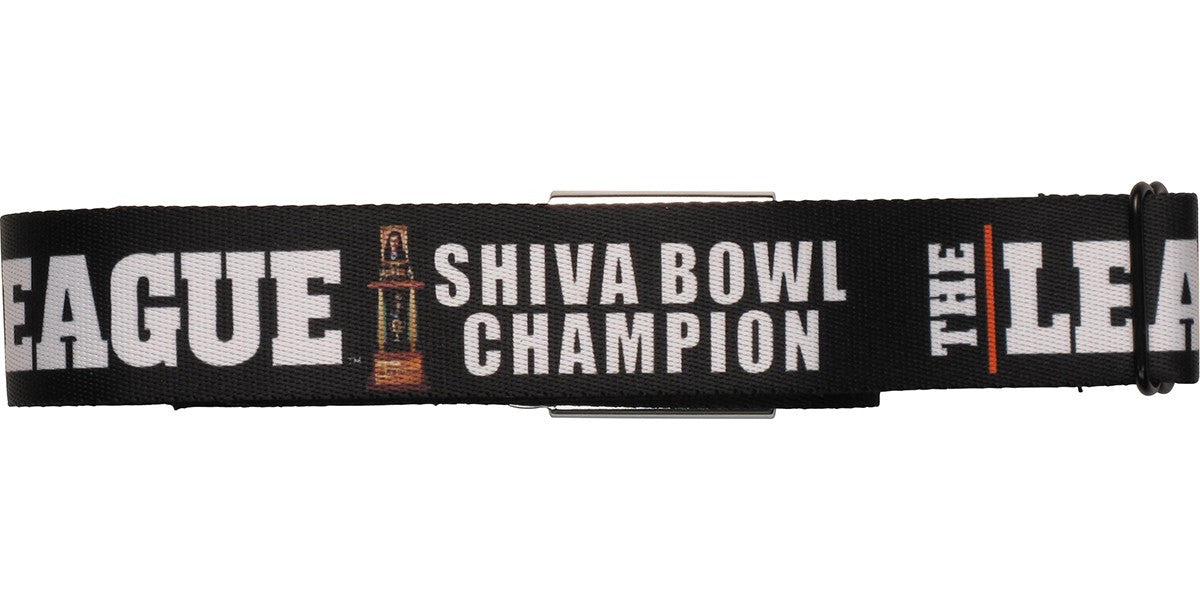 League Shiva Bowl Champion Seatbelt Belt