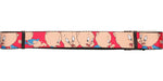 Looney Tunes Porky Pig Expressions Red Mesh Belt