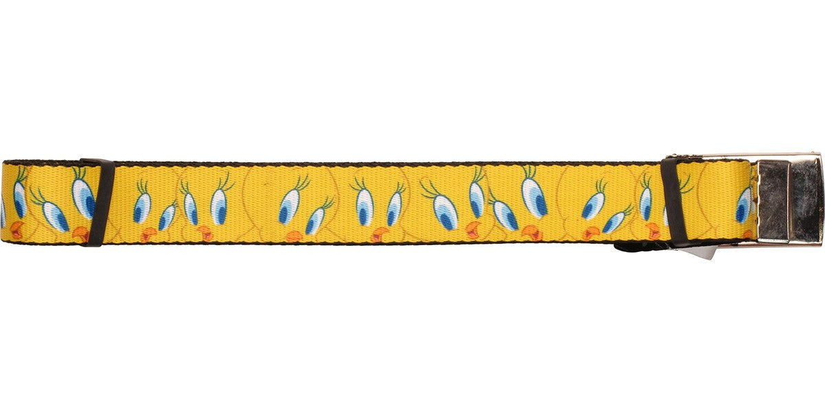 Looney Tunes Tweety Bird Faces Mesh Belt
