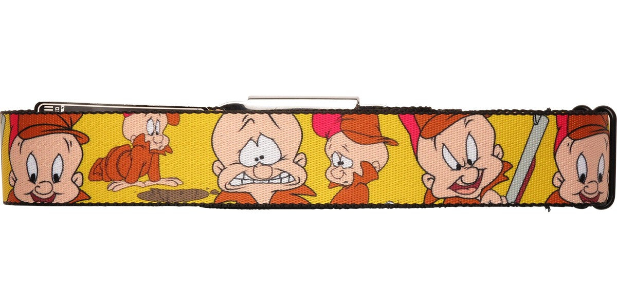 Looney Tunes Elmer Fudd Expressions Yellow Seatbelt Mesh Belt
