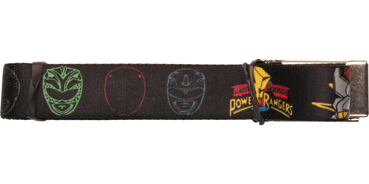 Power Rangers Megazord Helmets Mesh Belt