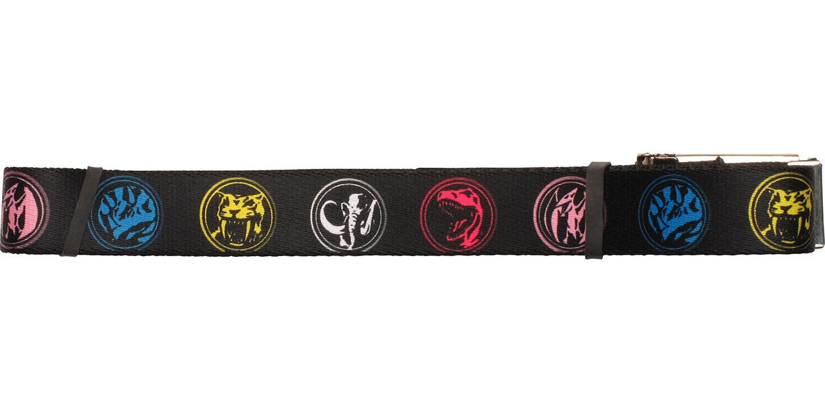 Power Rangers Dinozord Symbols Mesh Belt