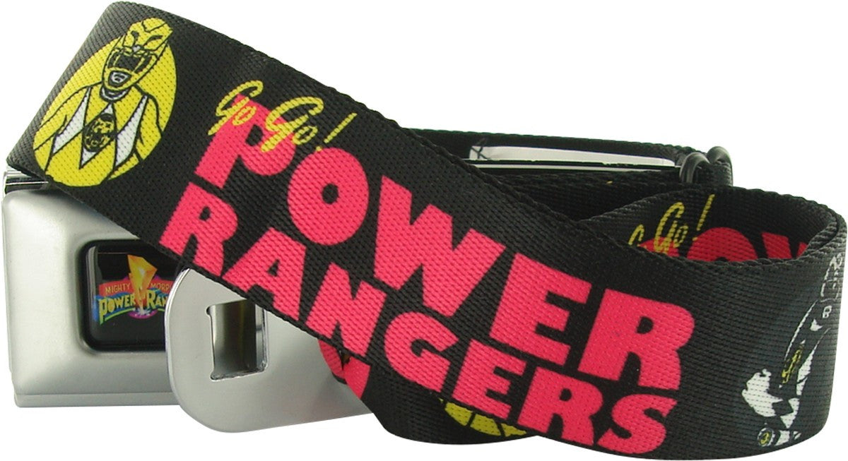 Power Rangers Go Go Team Circles Seatbelt Mesh Belt