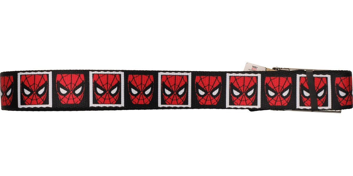 Spiderman Mask Squares Mesh Belt