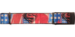 Superman Logo USA Flag Mesh Belt