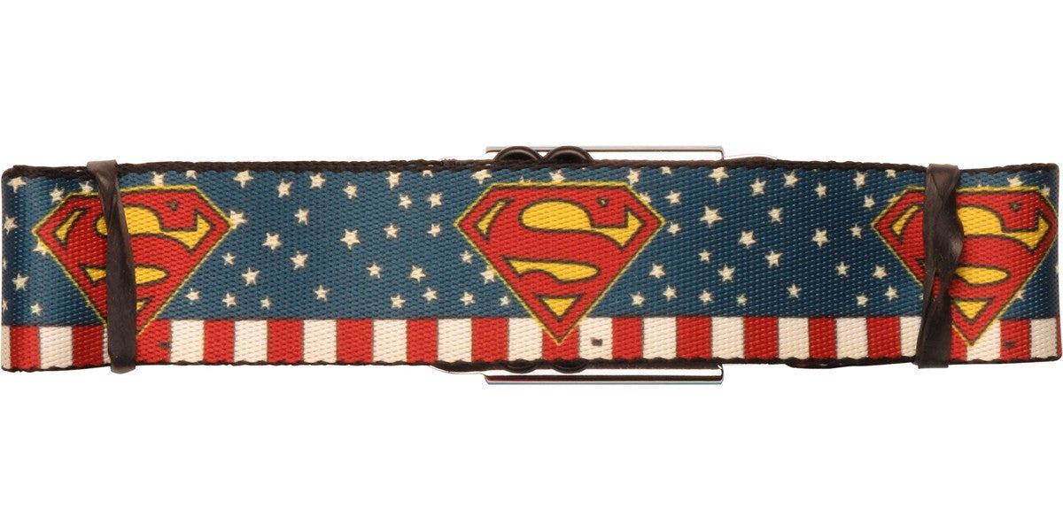 Superman Shield Americana Seatbelt Belt