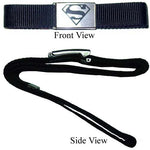 Superman Black Logo Mesh Belt