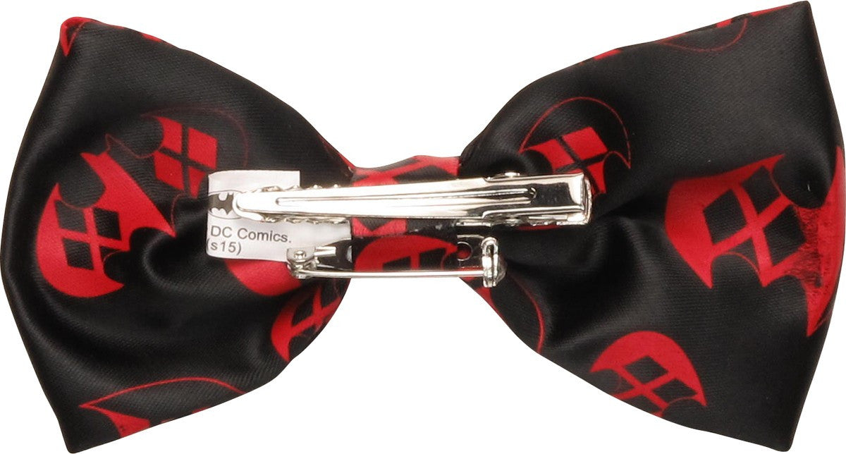 Harley Quinn Logo Hair Bow