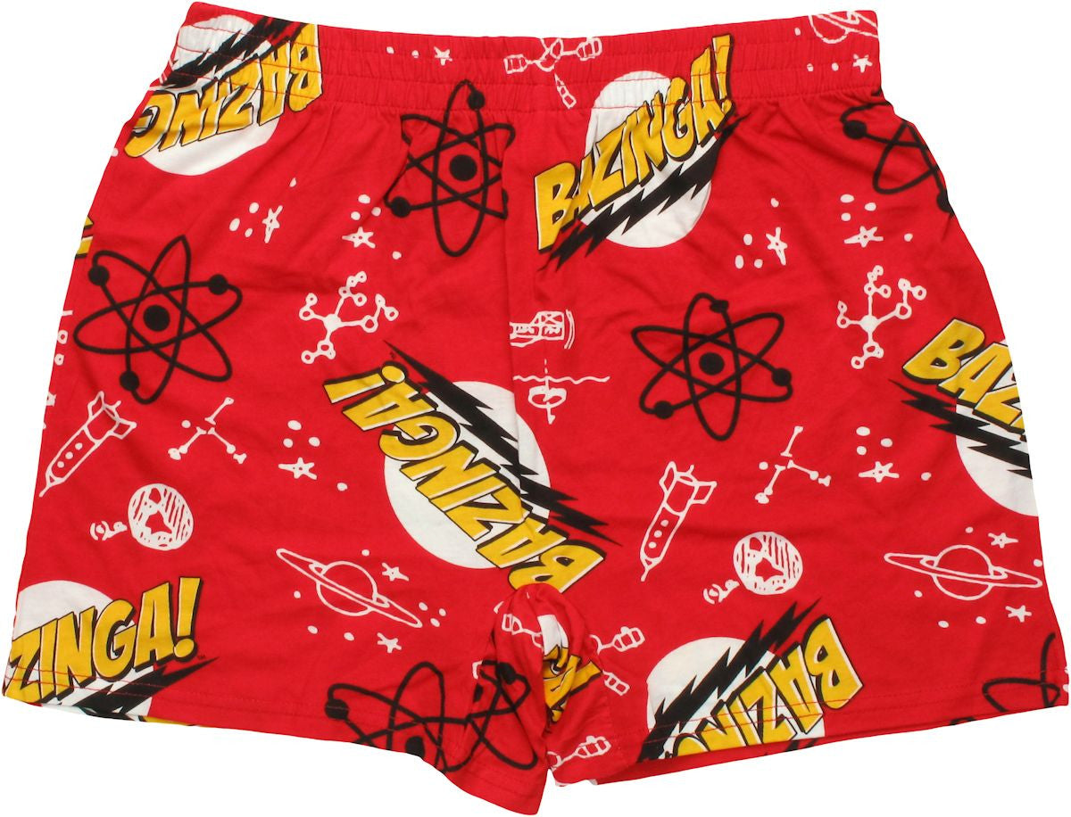 Big Bang Theory Bazinga Boxers