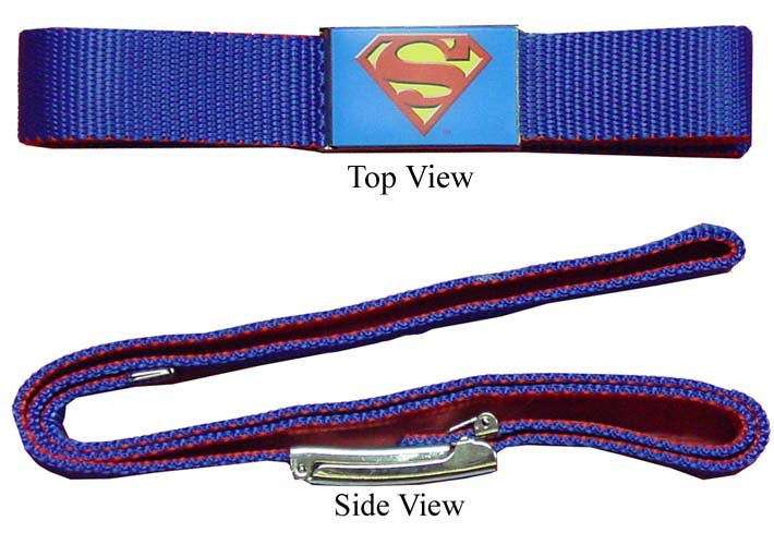 Superman Logo Mesh Belt