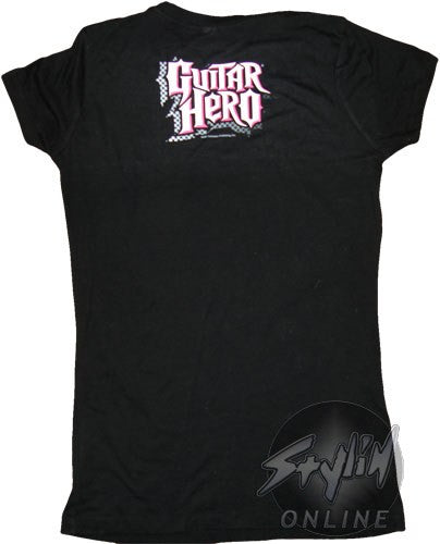 Guitar Hero Skull Bolts Juniors T-Shirt