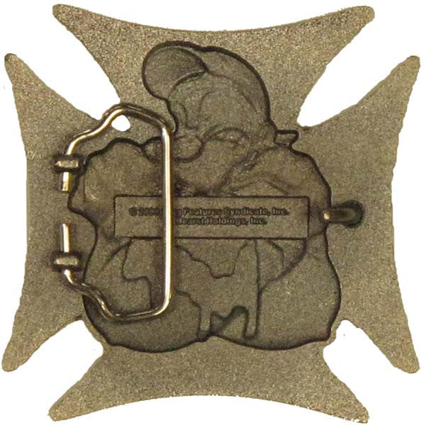 Popeye Cross Belt Buckle