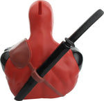 Deadpool Crossed Arms Bust Molded Coin Bank