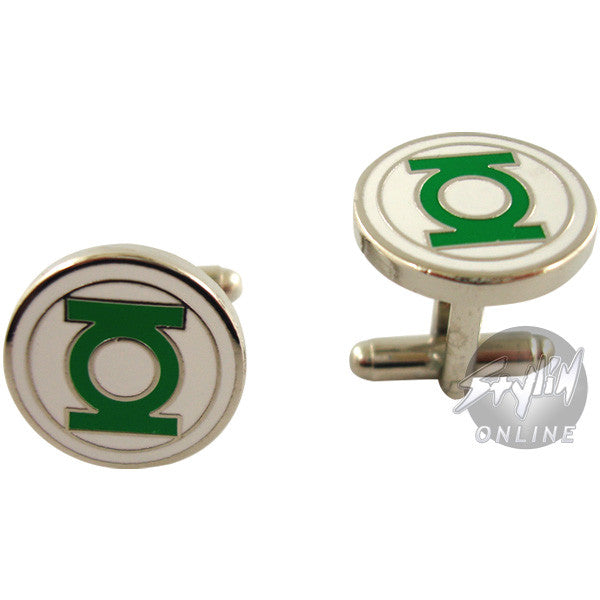 Green Lantern Symbol Cufflinks